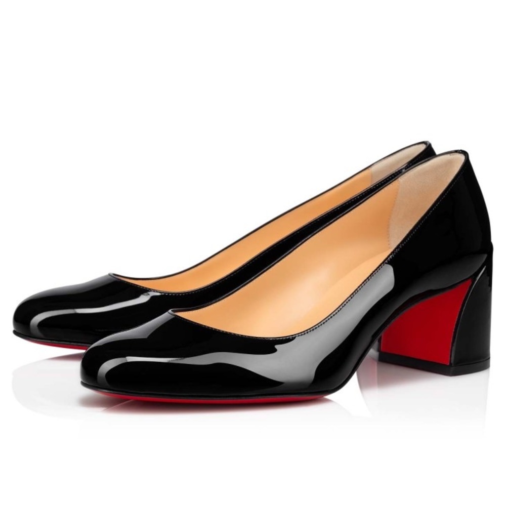 Christian Louboutin Black Patent Leather Heels